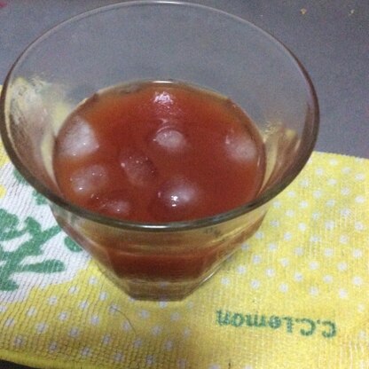 血圧たかめで、トマトを勧められたのでよく食べます。
手作りジュースは初めて♪
美味しく出来ました(*^^*)